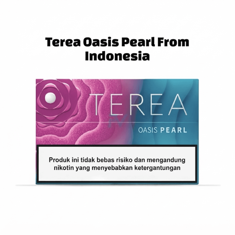 IQOS Terea Oasis Pearl Indonesia heatstick box containing terea oasis pearl uae passionfruit menthol sticks