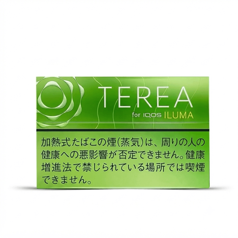 Authentic IQOS TEREA Yellow Menthol Japanese edition box for IQOS ILUMA in Dubai UAE.