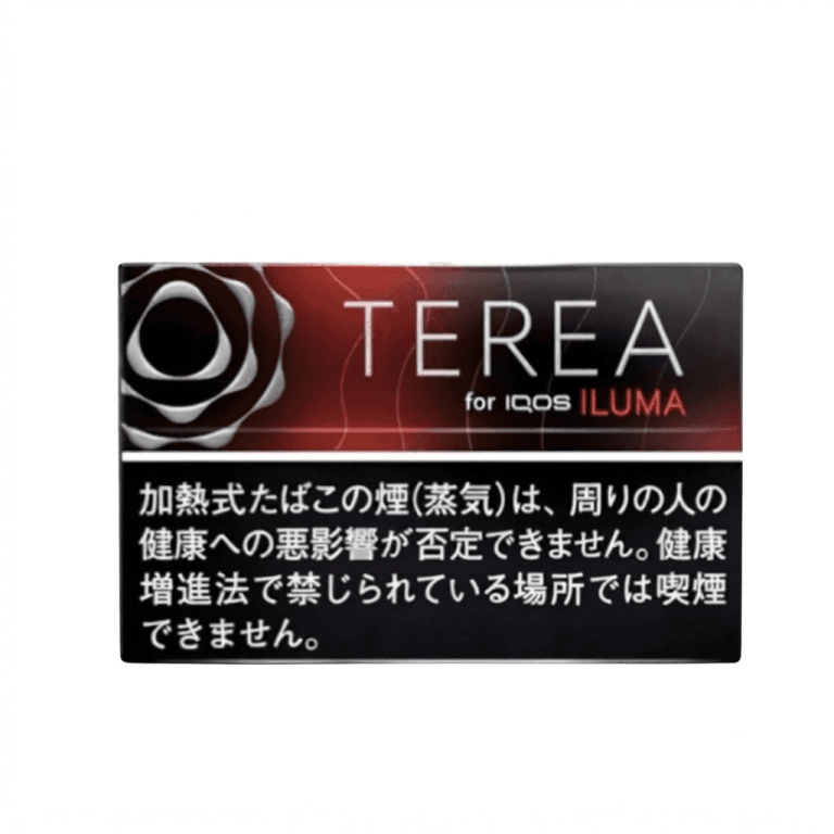 Authentic Japanese carton of Terea Black Ruby Menthol heatsticks for IQOS ILUMA