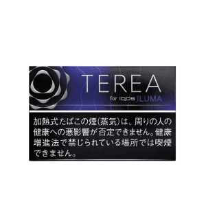 Authentic Japanese box for Terea Black Purple Menthol heatsticks in Dubai UAE