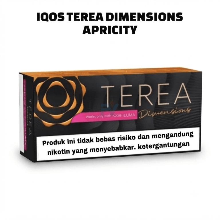 Authentic Terea Dimensions Apricity UAE heatstick carton for IQOS ILUMA