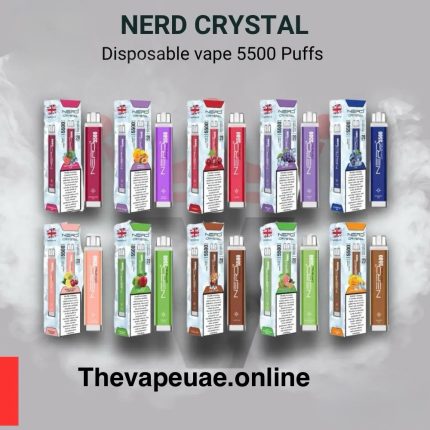 Nerd Crystal 5500 Puffs New Disposable Vape