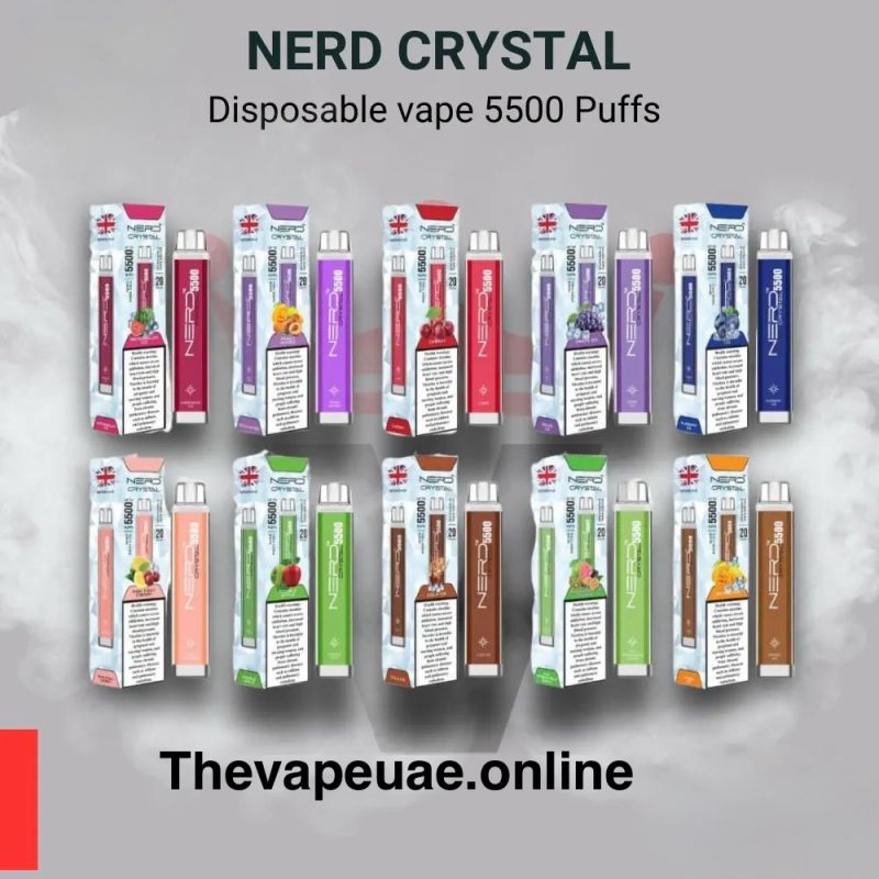 Nerd Crystal 5500 Puffs New Disposable Vape