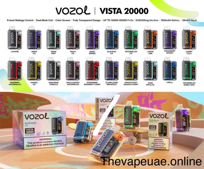 Vozol Vista 20000 Puffs Disposable Vape