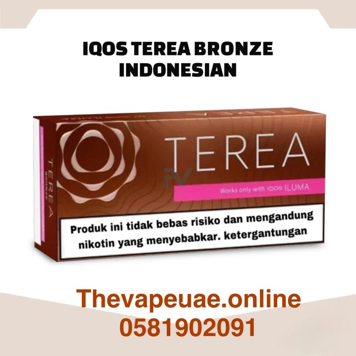 IQOS Terea Bronze Flavor In Indonesia