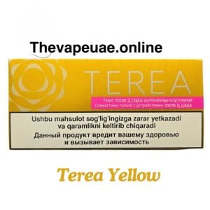 Terea Yellow Uzbekistan pack for IQOS ILUMA devices in Dubai UAE