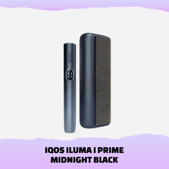 Iluma I Prime Midnight Black – Blade-Free Vape UAE