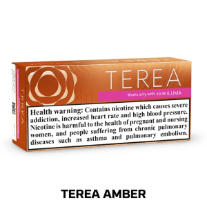 Box of TEREA Amber Italian Edition available to buy Terea Amber Dubai UAE for IQOS ILUMA devices