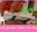 juul pods fake vs real