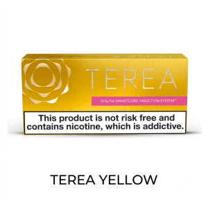 TEREA Yellow Swiss UAE tobacco sticks pack for IQOS ILUMA