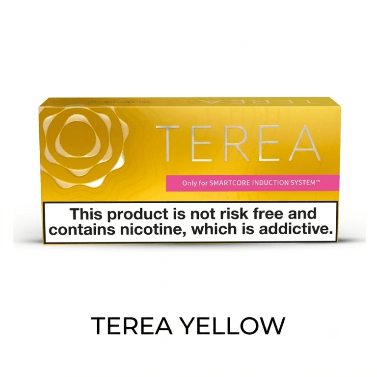 TEREA Yellow Swiss UAE tobacco sticks pack for IQOS ILUMA