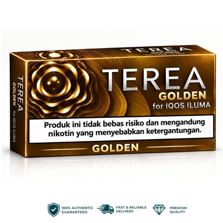 Authentic TEREA Gold Edition Indonesia tobacco sticks pack in UAE