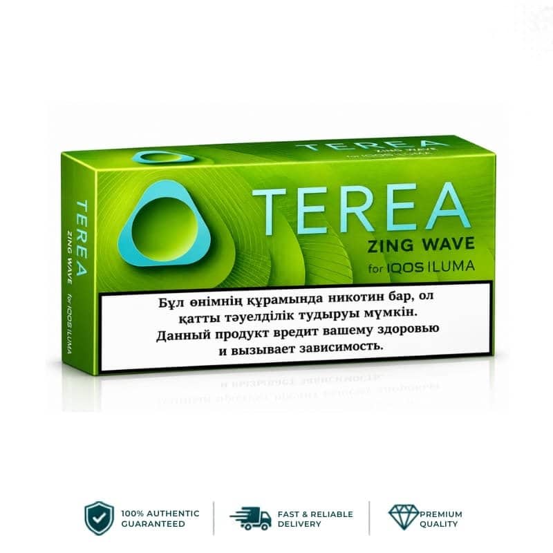 TEREA Zing Wave Kyrgyzstan Pack UAE Authentic TEREA Zing Wave in Kyrgyzstan tobacco sticks pack in UAE