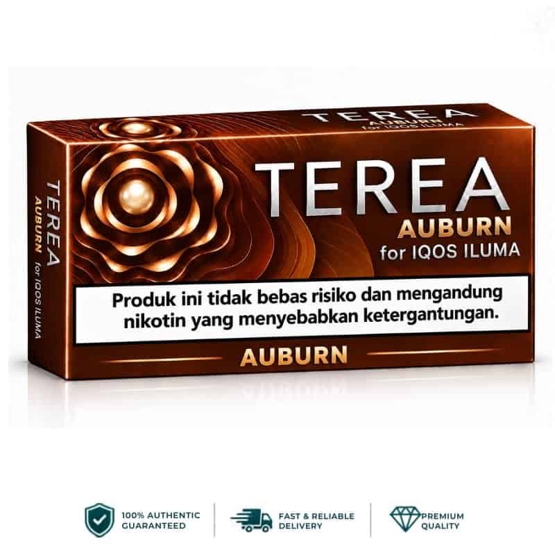 TEREA Auburn Edition Indonesia Pack UAE Authentic TEREA Auburn Edition Indonesia tobacco sticks pack in UAE