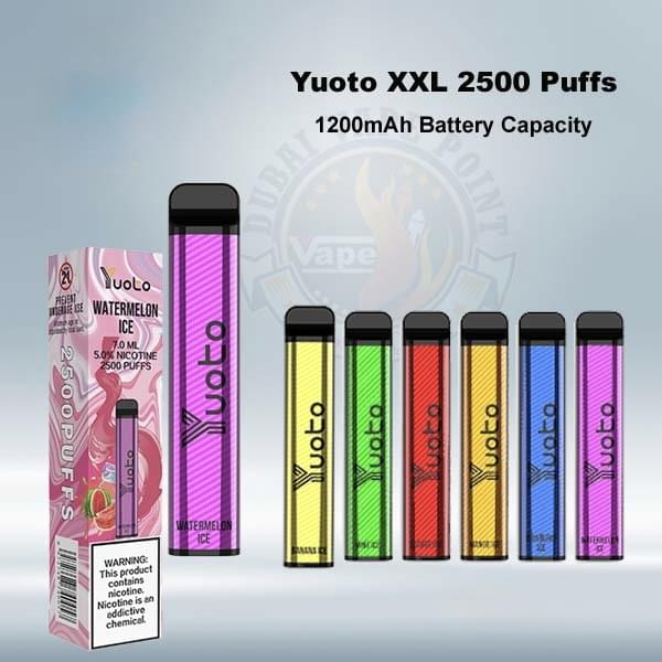 Yuoto XXL 2500 Puffs Disposable Vape
